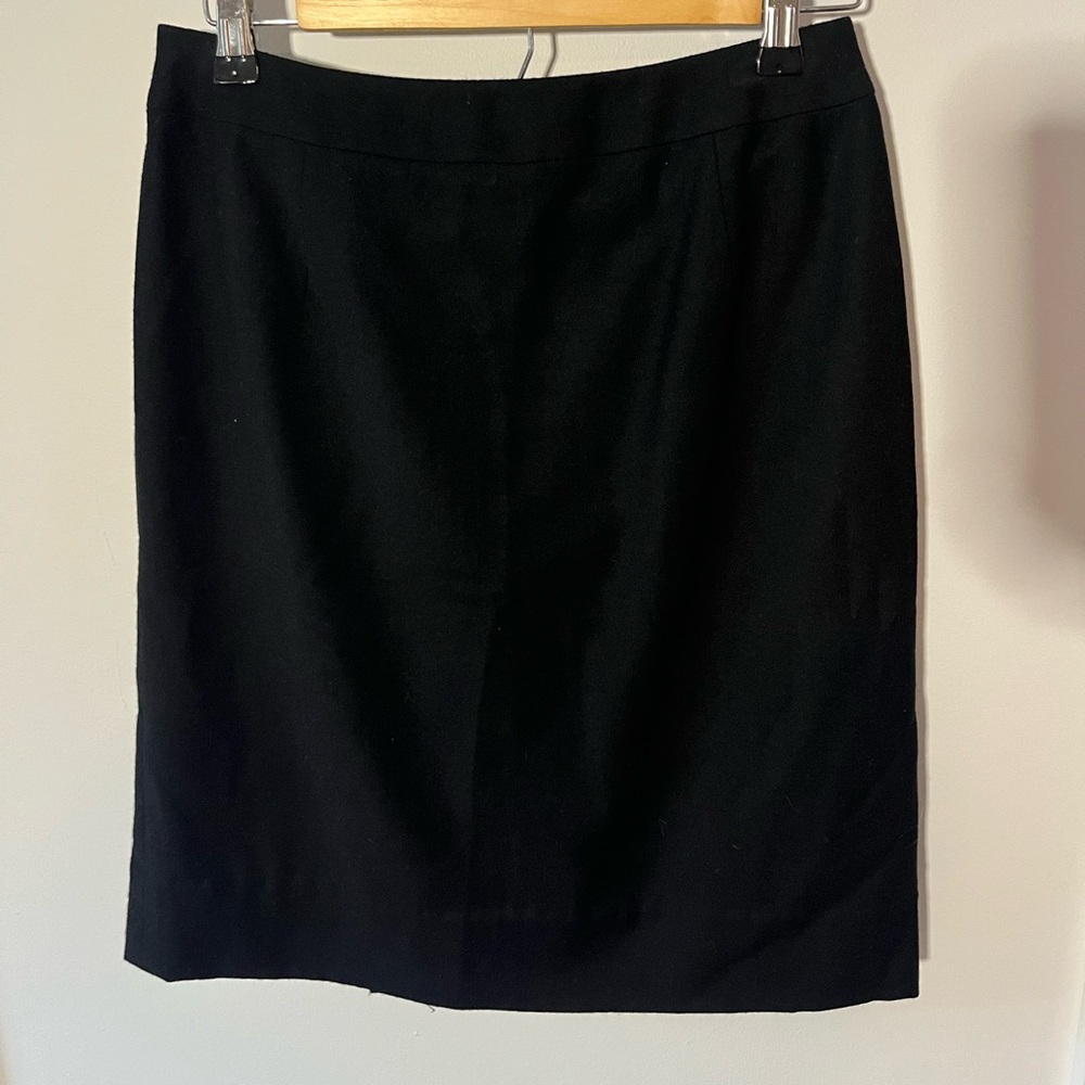 Talbots Black Wool Skirt